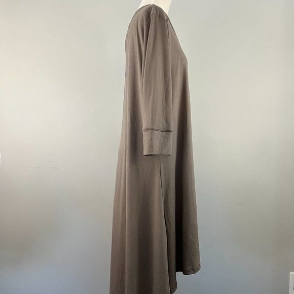 NWT FORGOTTEN GRACE‎ Brown Nude Scoop Neck Dress (1X) - Picture 4 of 8